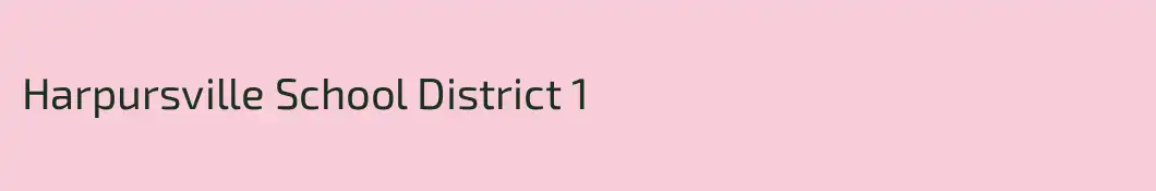 Harpursville School District 1